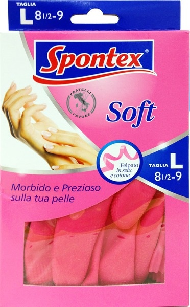 GUANTI SPONTEX SOFT LARGE 8/9